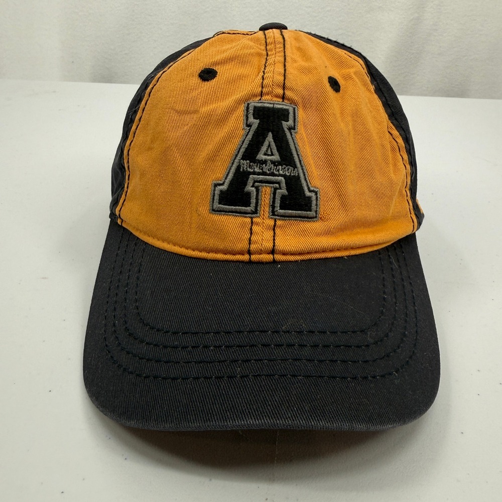 Zephyr Appalachian State Mountaineers Hat Mens OSFA Black Gold App State Cap